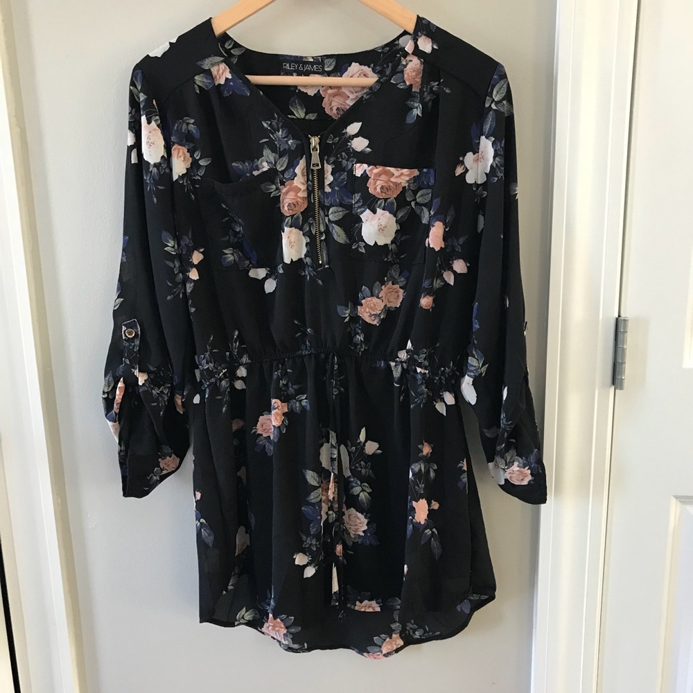 FLORAL WOMEN’s blouse size L